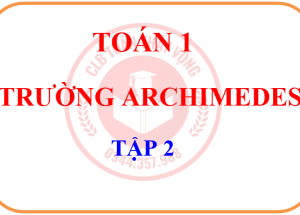 TOÁN 1 – HƯỚNG DẪN HỌC TOÁN – TẬP 2