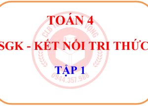 TOÁN 4 – SGK TOÁN TẬP 1